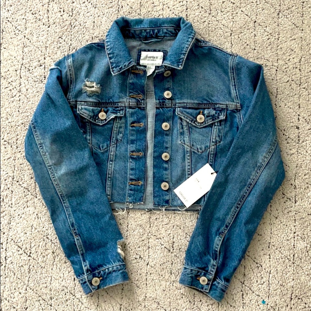 Cropped Jean jacket